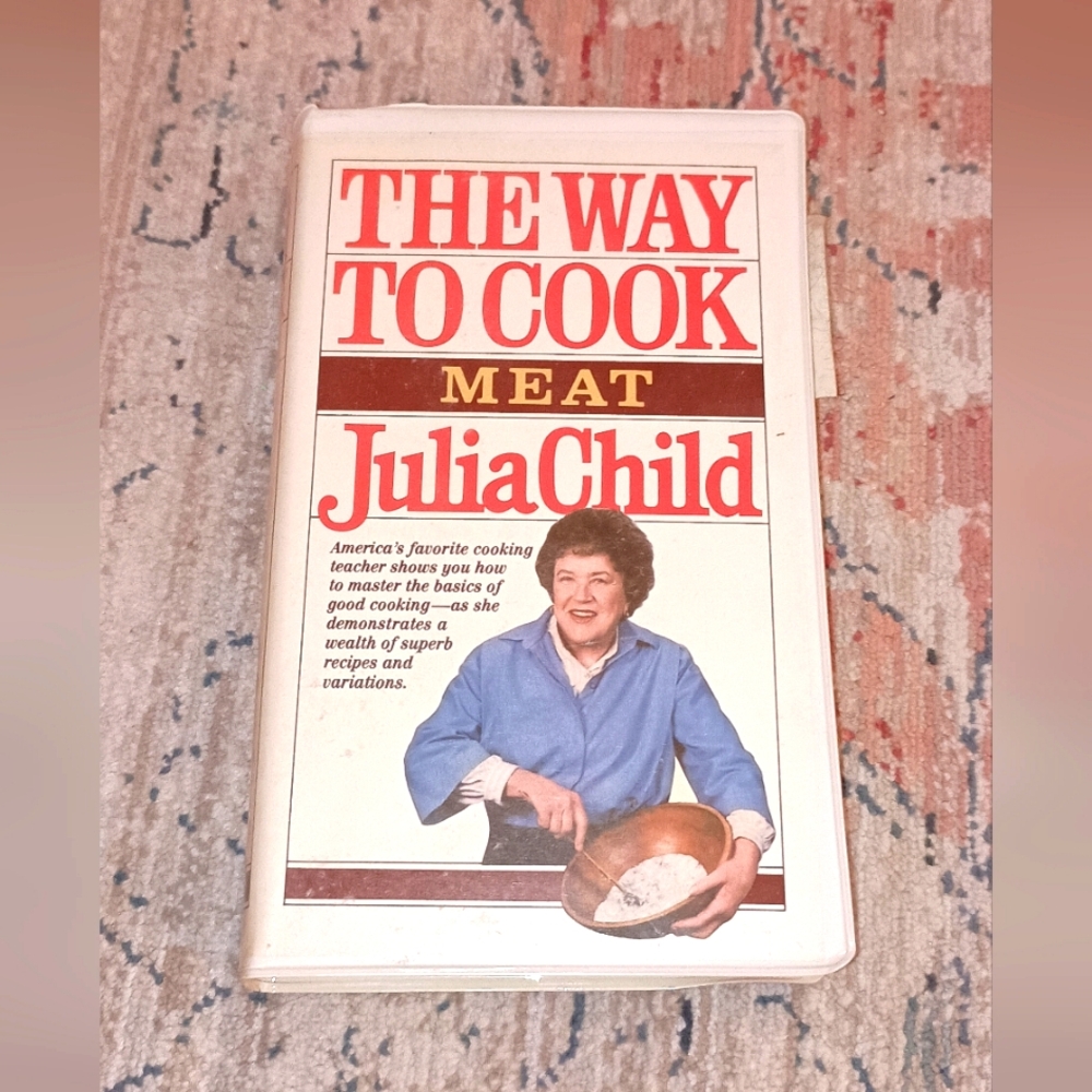 Julia Child The Way To Cook Meat Vintage 1995 VHS Tape